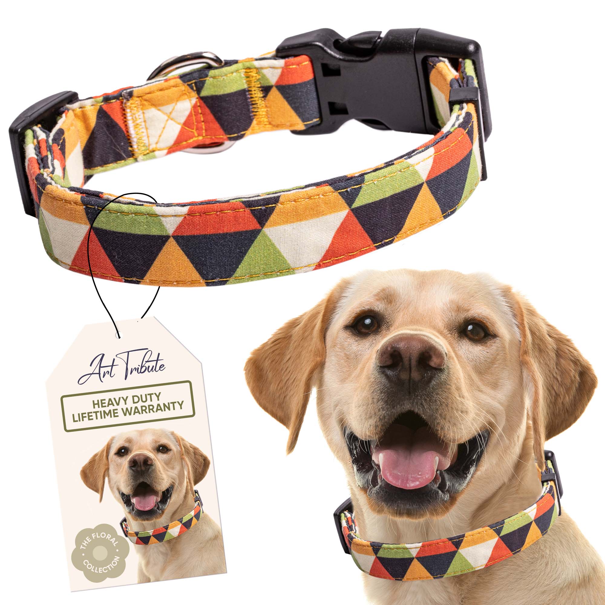 Bee Dog Collar- Quick Released , Durable and Strong Dog Collar for Small , Medium & Large Dogs