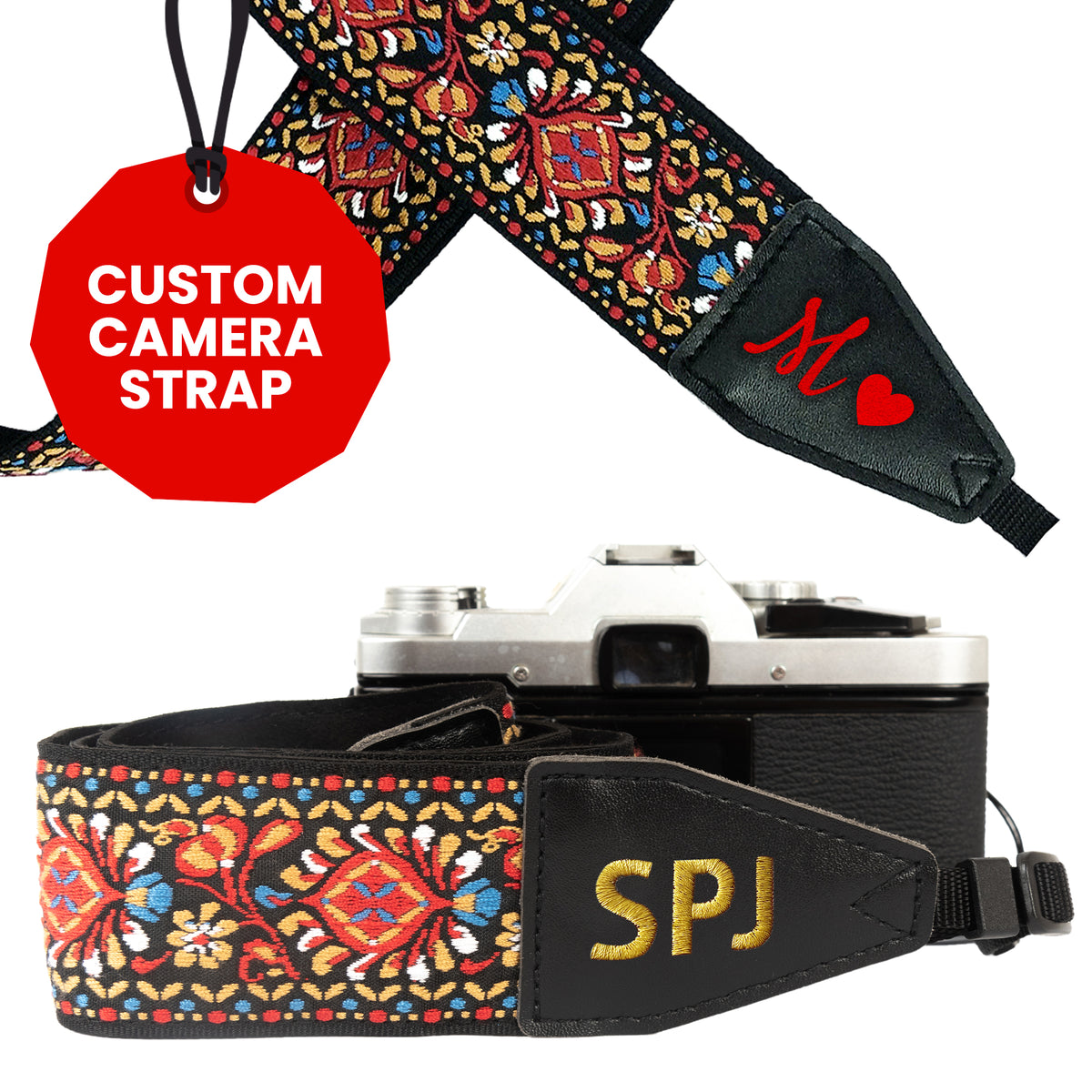 Personalized Camera Strap- Add your text to make your own unique camera strap. Best custom gift