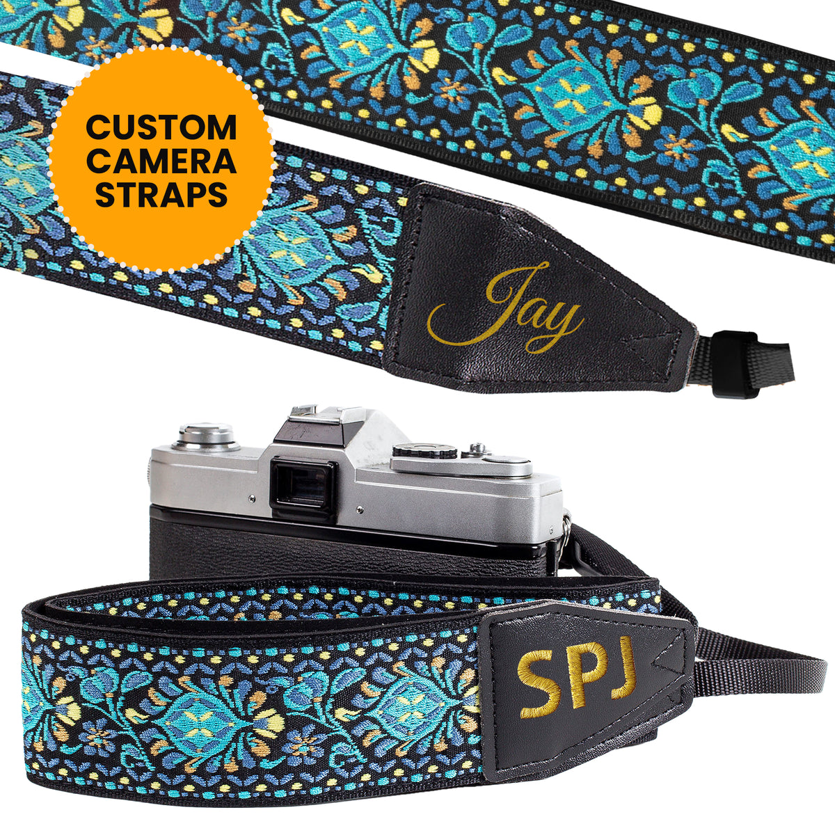 Personalized Camera Strap- Add your text to make your own unique camera strap. Best custom gift