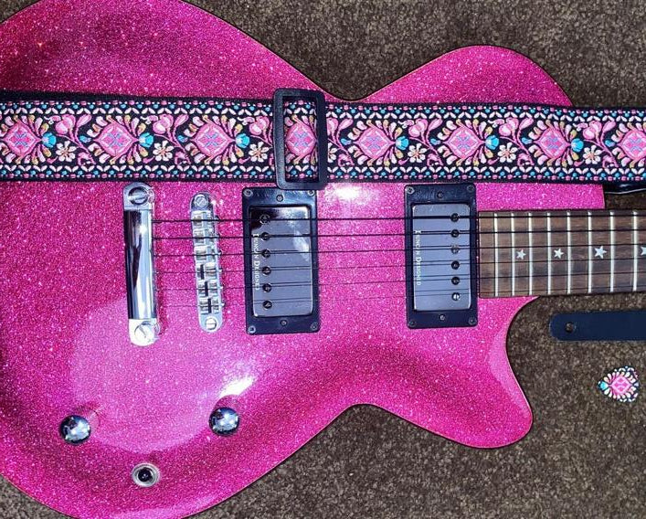 The HEIRLOOM Guitar Strap - Adjustable Guitar strap for Acoustic, Electric and Bass Guitar