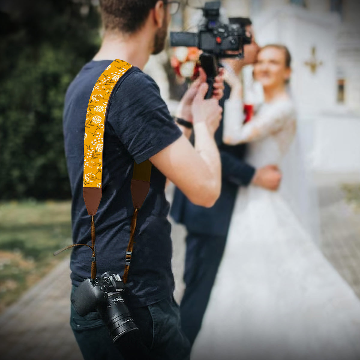 The DANDELION Camera Strap - Adjustable Camera strap for Nikon, Canon, Sony and all kinds of DSLR Cameras
