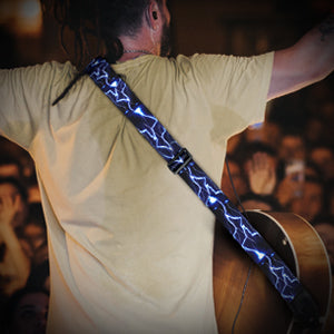 Lightning Guitar Strap - Stunning Style Guitar Strap Gift for Guitar Players and Musician