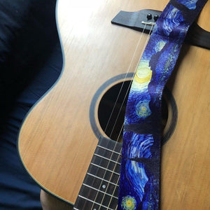 Van Gogh Starry Night Guitar Strap for Bass , India