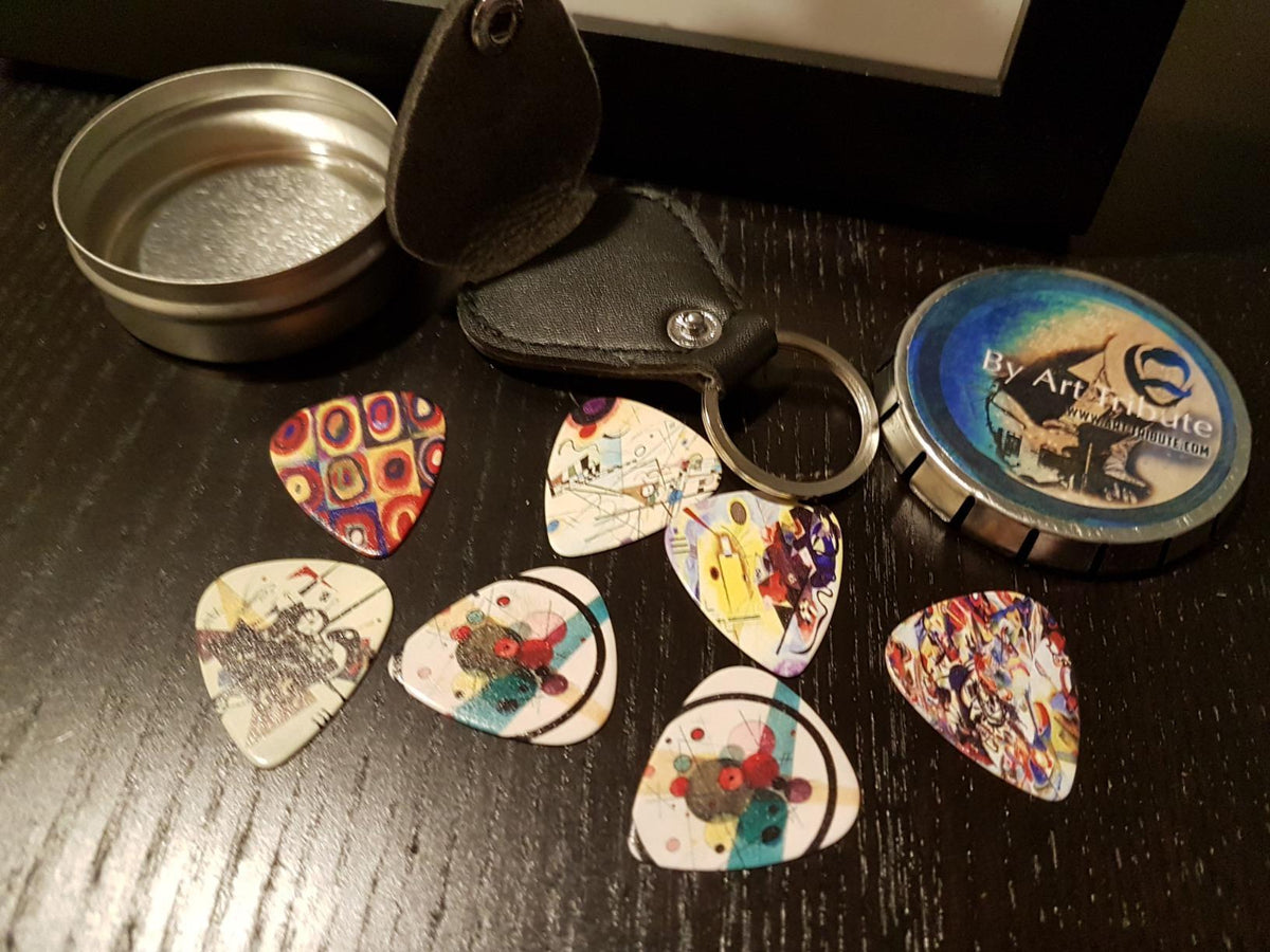 Abstract Art Guitar Picks - Wassily Kandinsky 12 Pack - Art Tributes