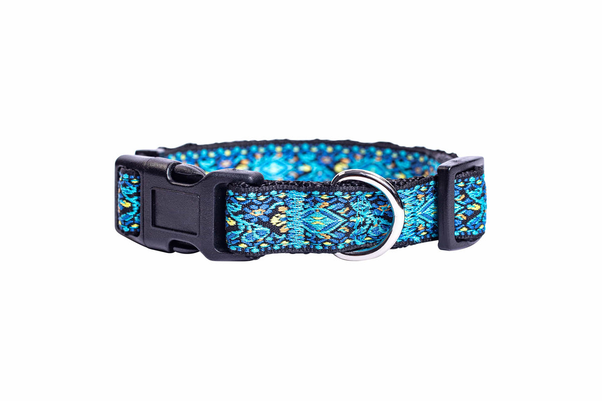 Blue Vintage Dog Collar for Small, Medium and Largs Dogs, Best Gift for your Pet!