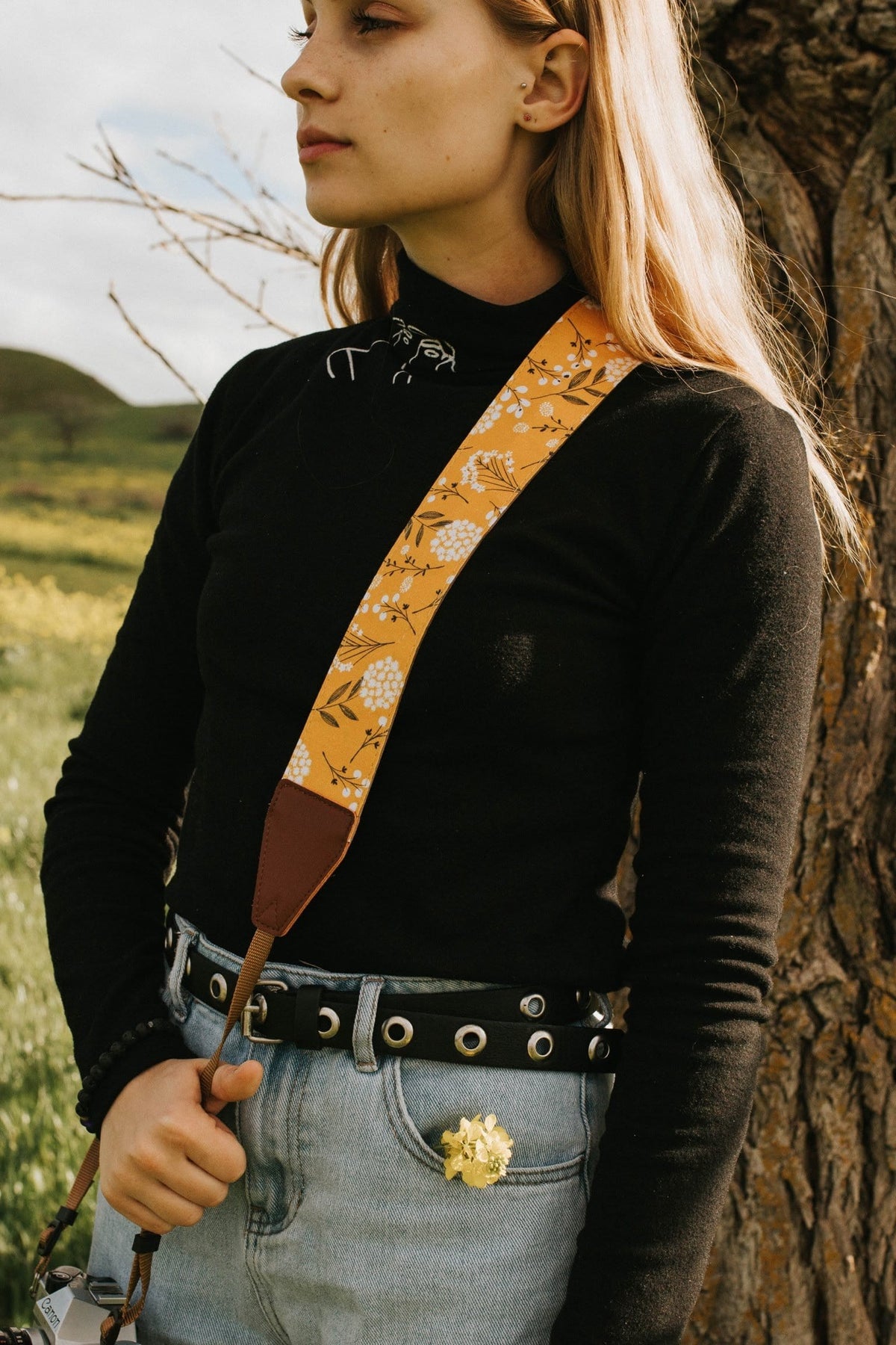 Spring Blossom DSLR Camera strap - Art Tributes