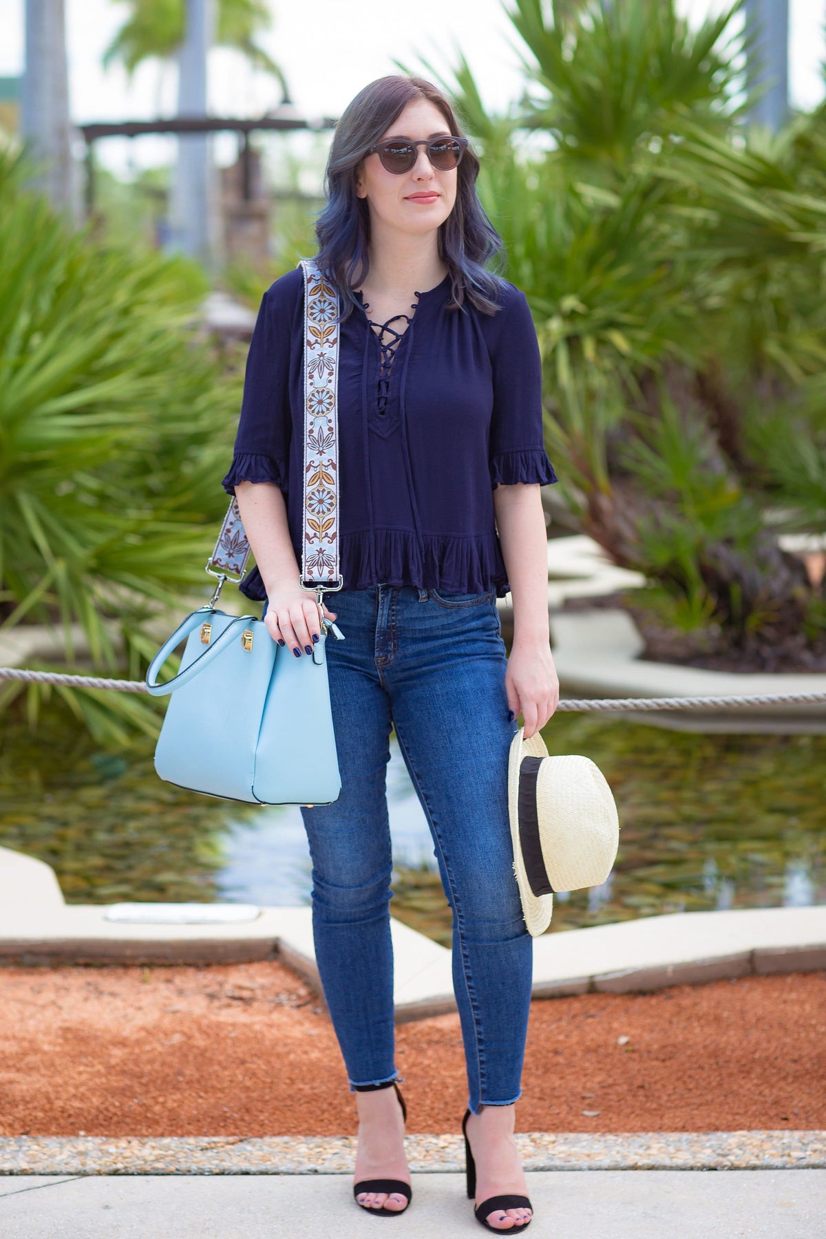 White Woven Handbag Strap - Art Tributes