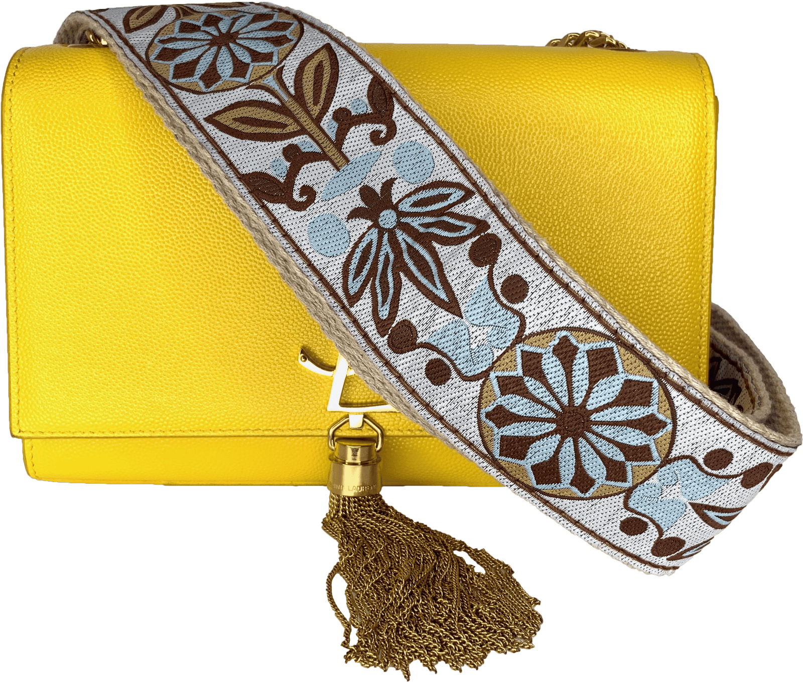 White Woven Handbag Strap - Art Tributes