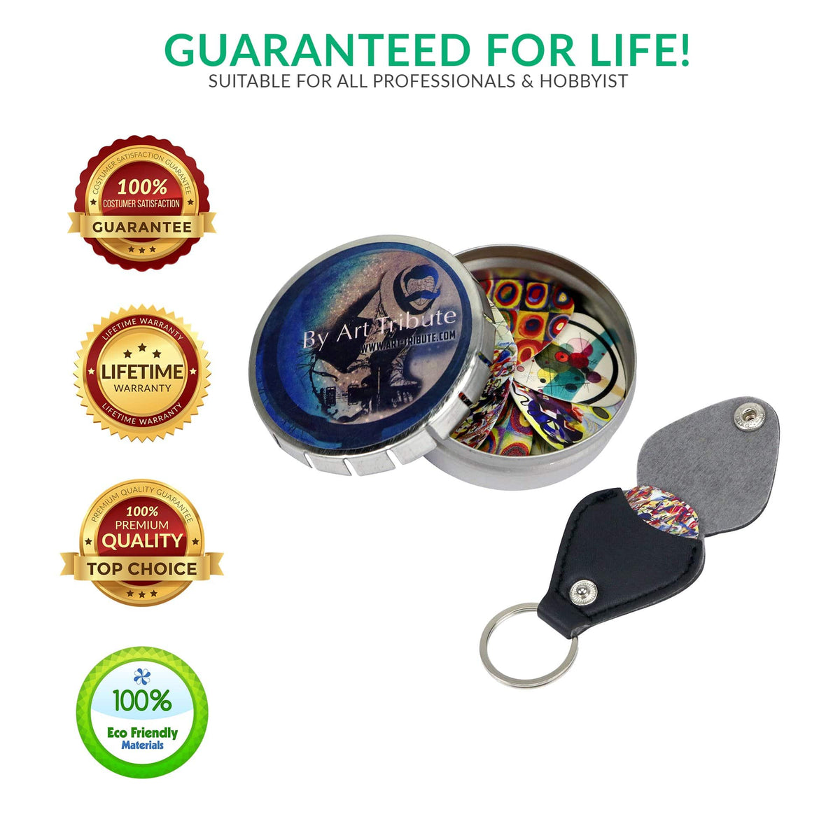 Abstract Art Guitar Picks - Wassily Kandinsky 12 Pack - Art Tributes