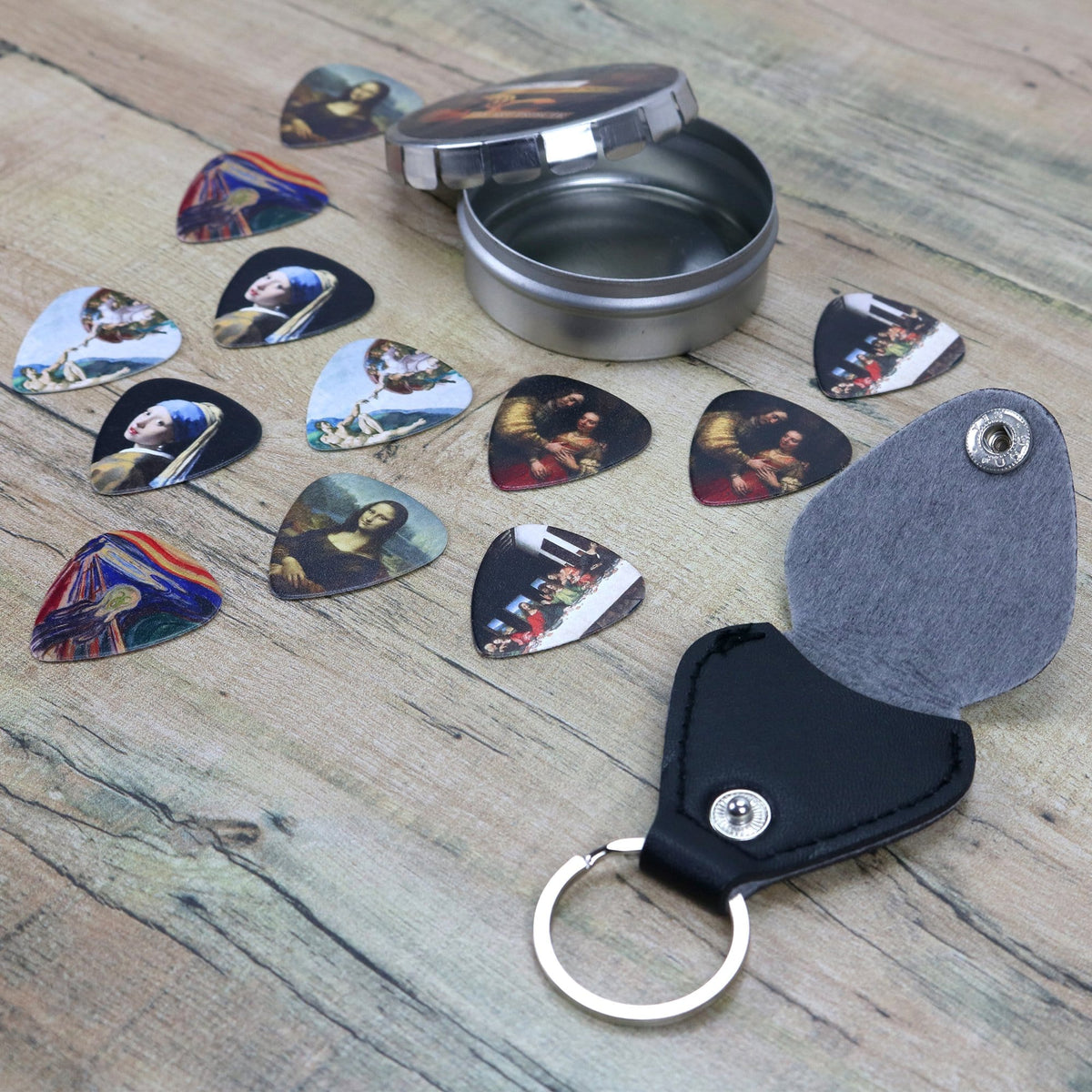 Renaissance Guitar Picks Most Famous Artworks - 12 Pack - Art Tributes