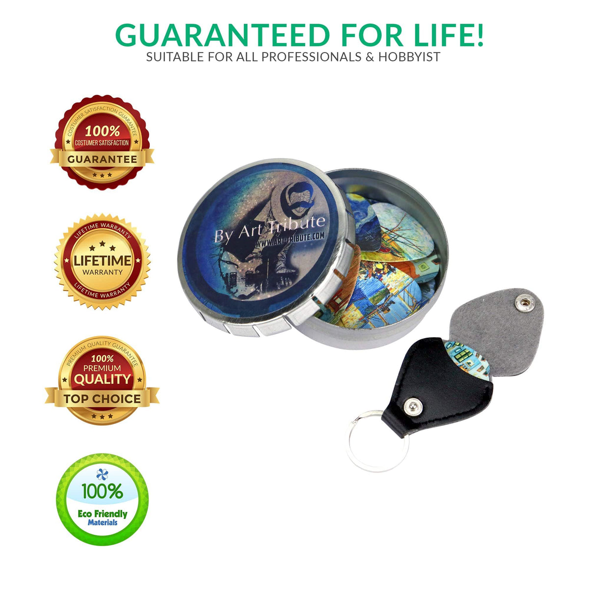 Vincent Van Gogh Guitar Picks - Premium Set 12 Pack - Art Tributes