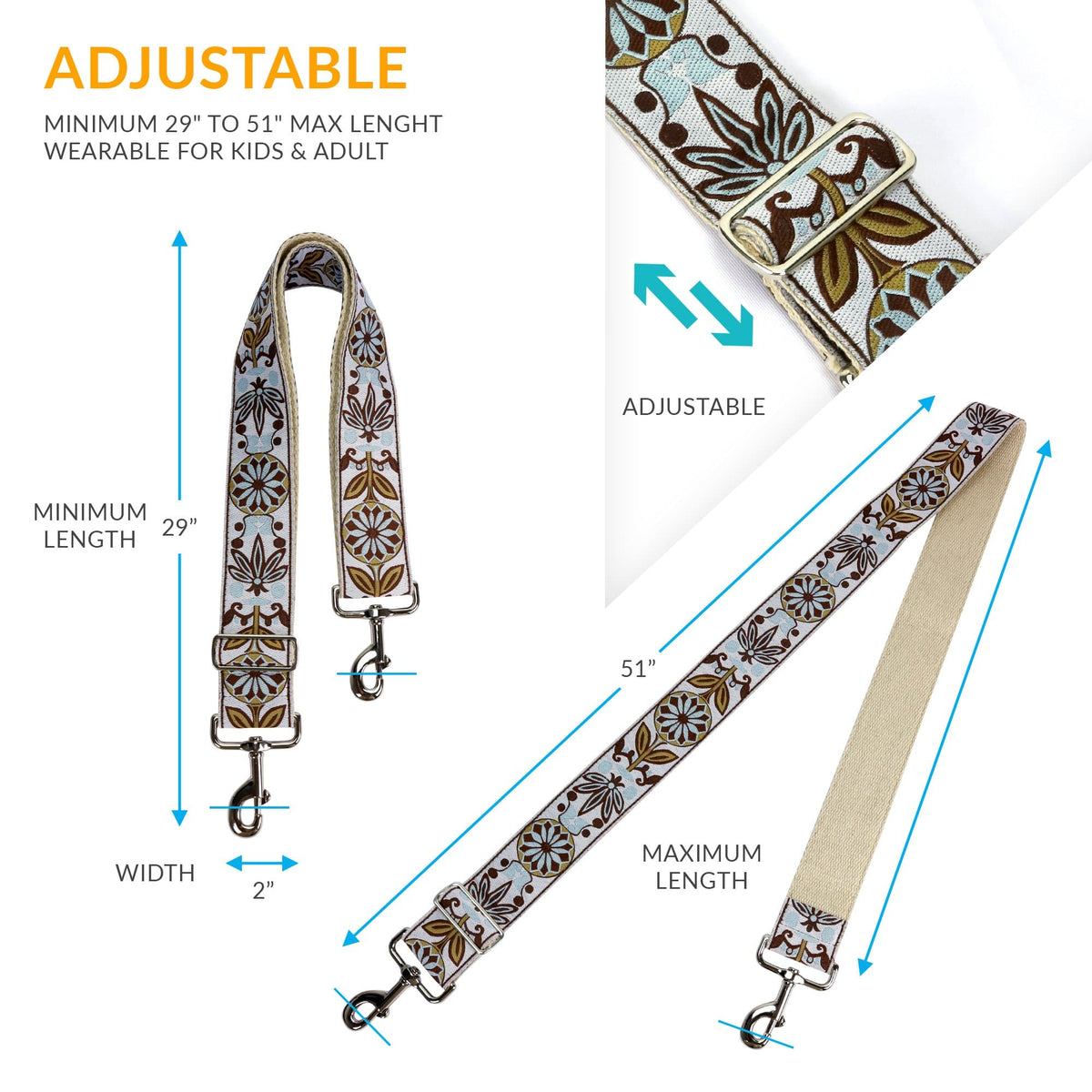 White Woven Handbag Strap - Art Tributes